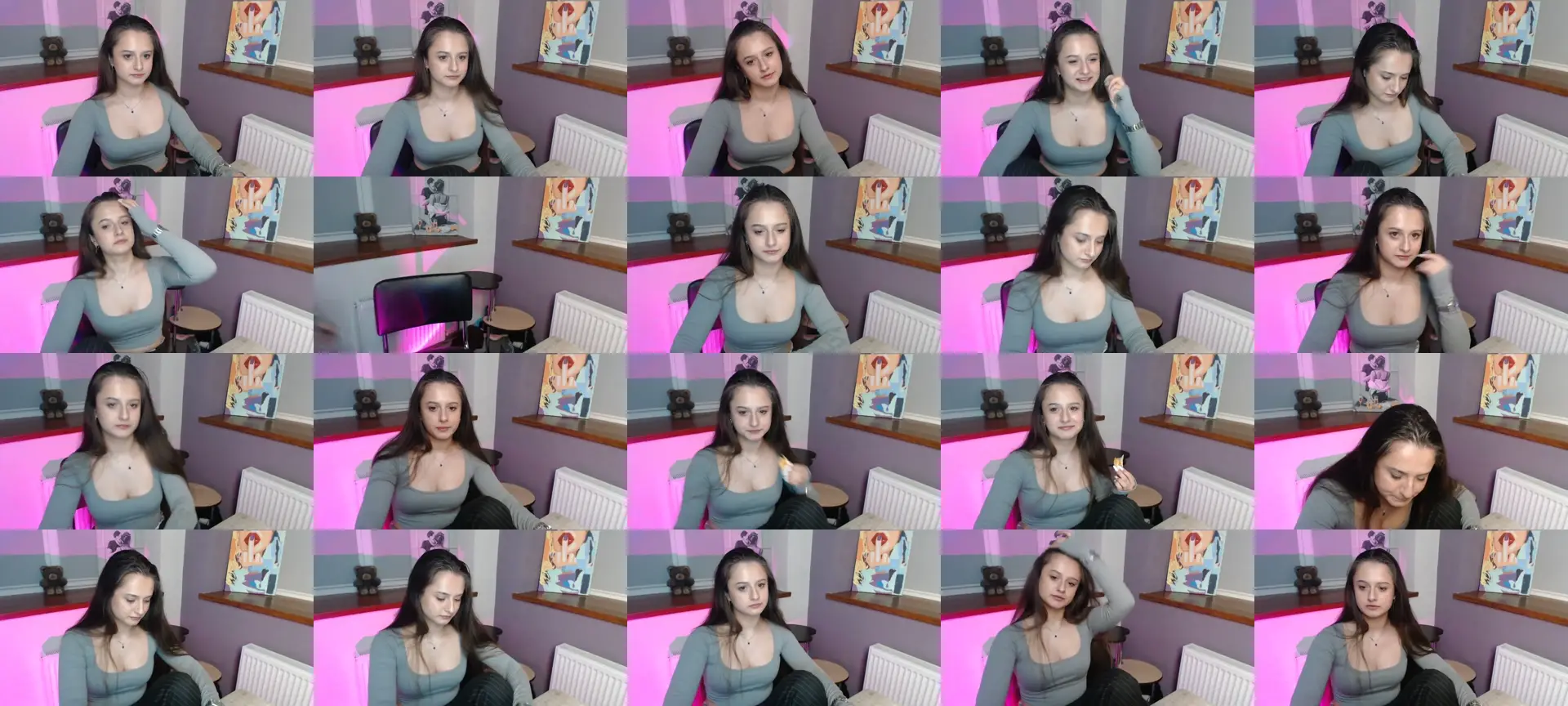 Milky_bunny_ photo contact sheet