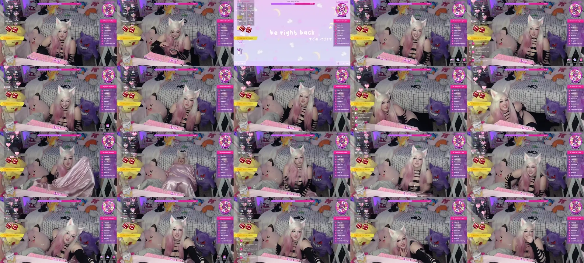 MilkyyyBunny photo contact sheet