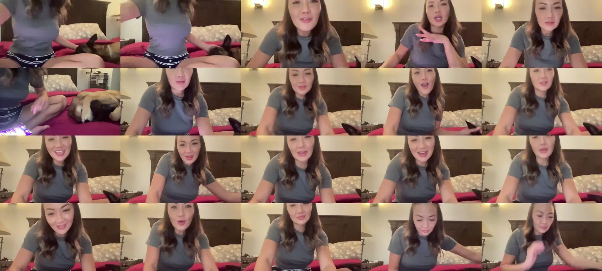 MissJaeLee photo contact sheet