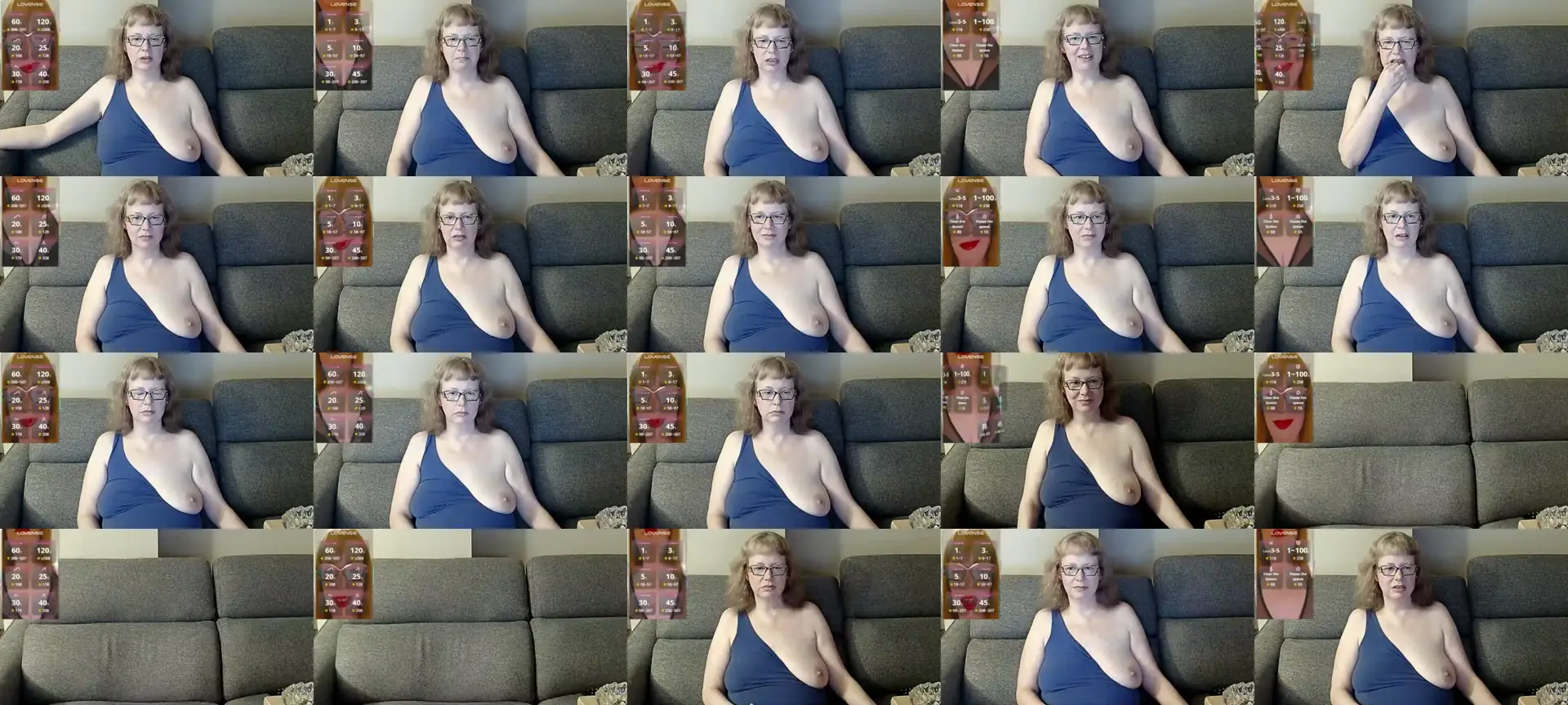 MissTittyland photo contact sheet