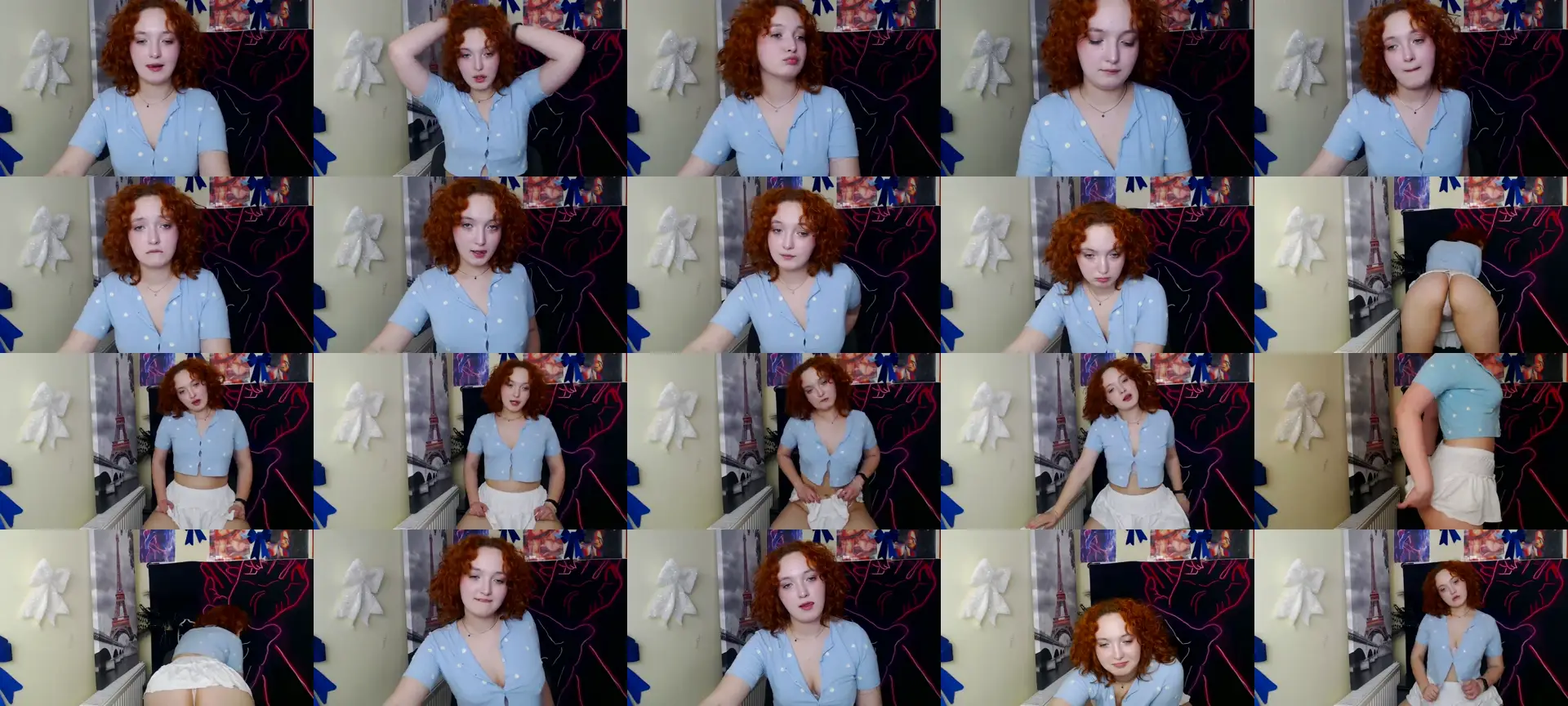 MiyAria photo contact sheet