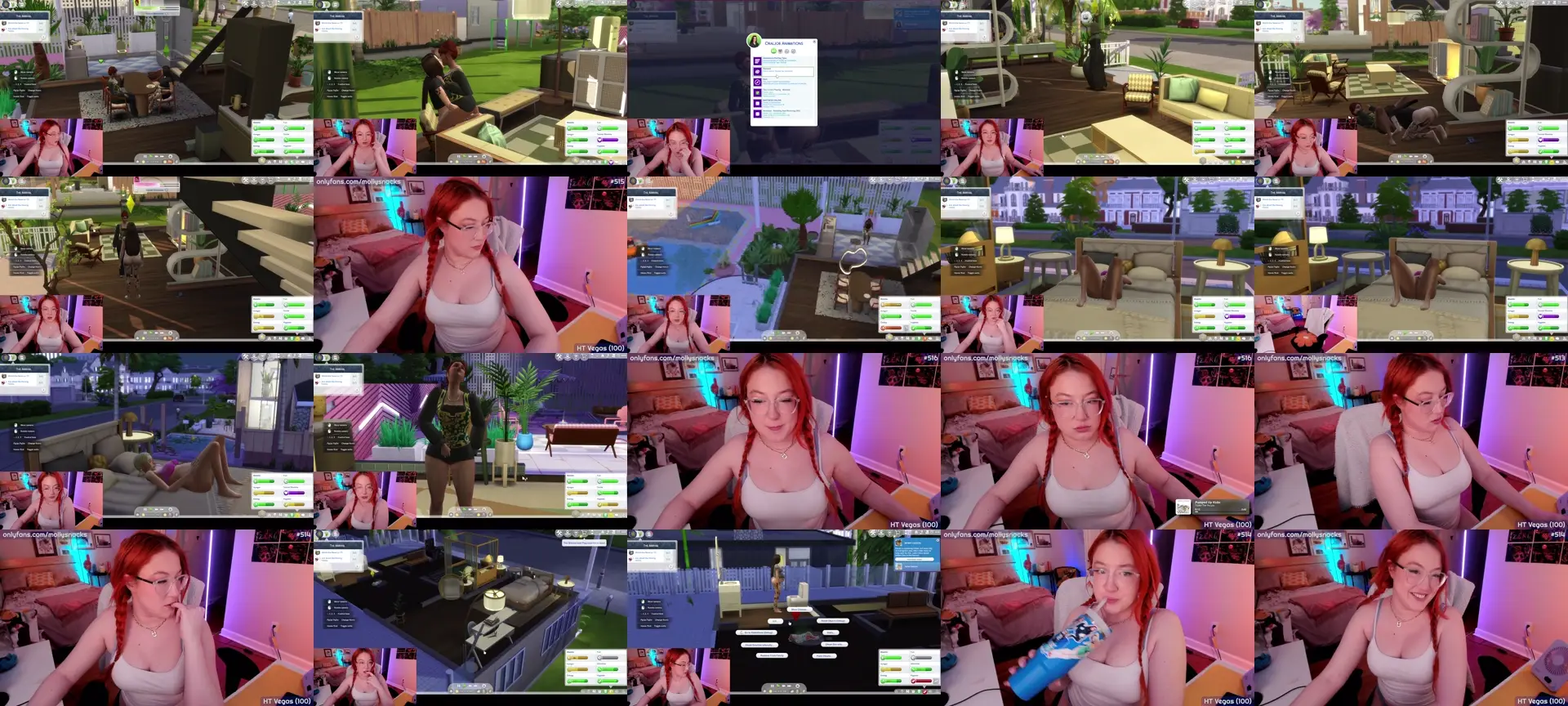 MollySnacks photo contact sheet