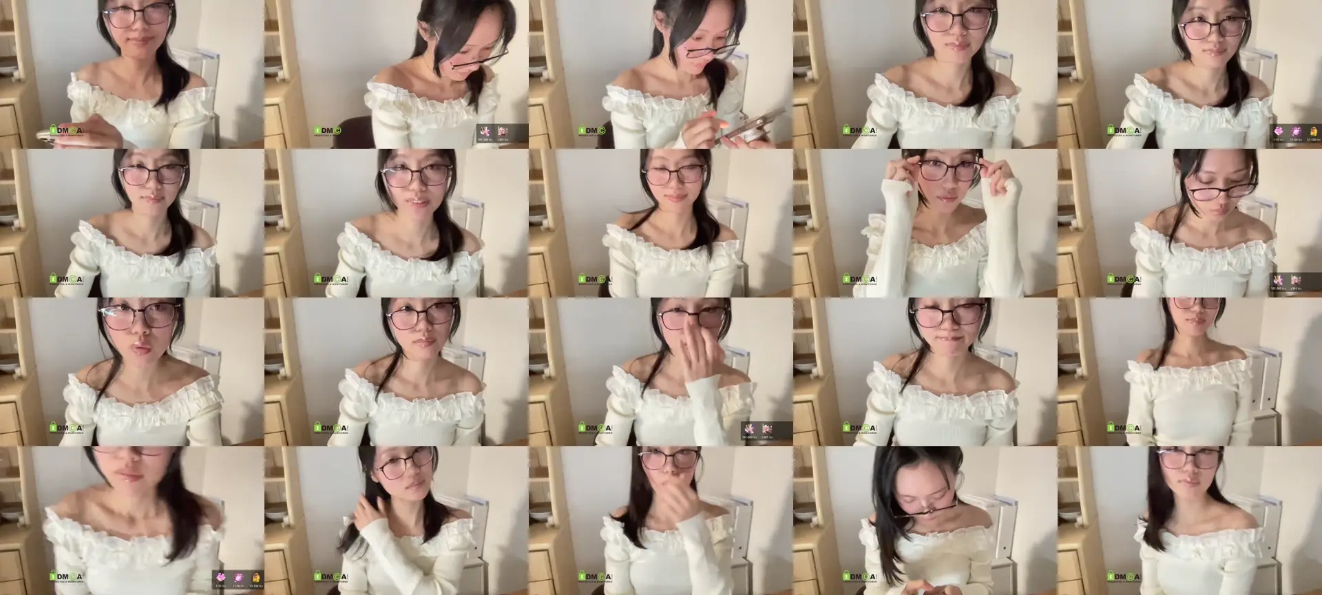 Otochan photo contact sheet