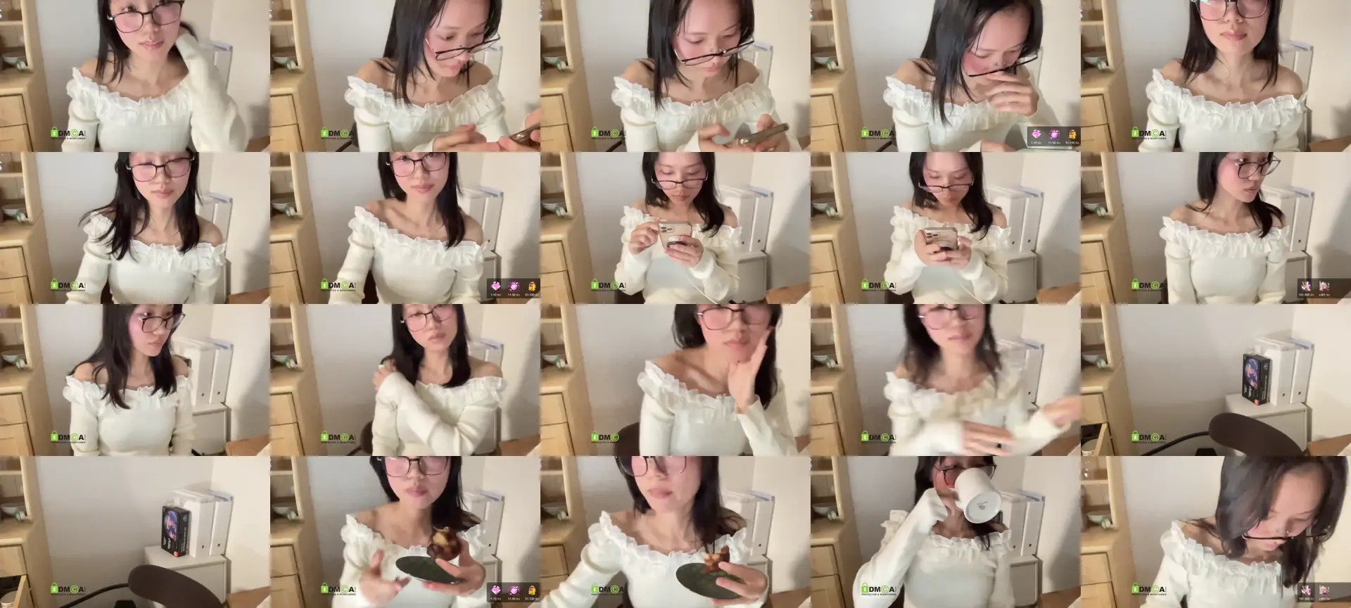 Otochan photo contact sheet