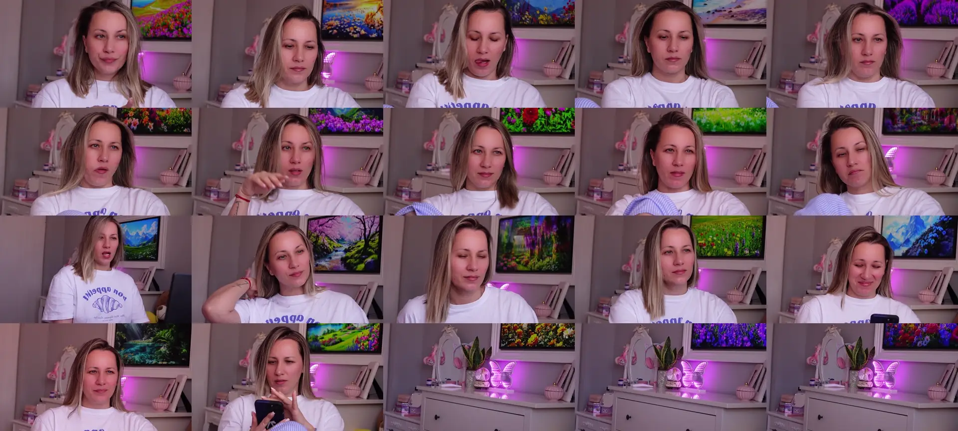 PreciousSusan photo contact sheet