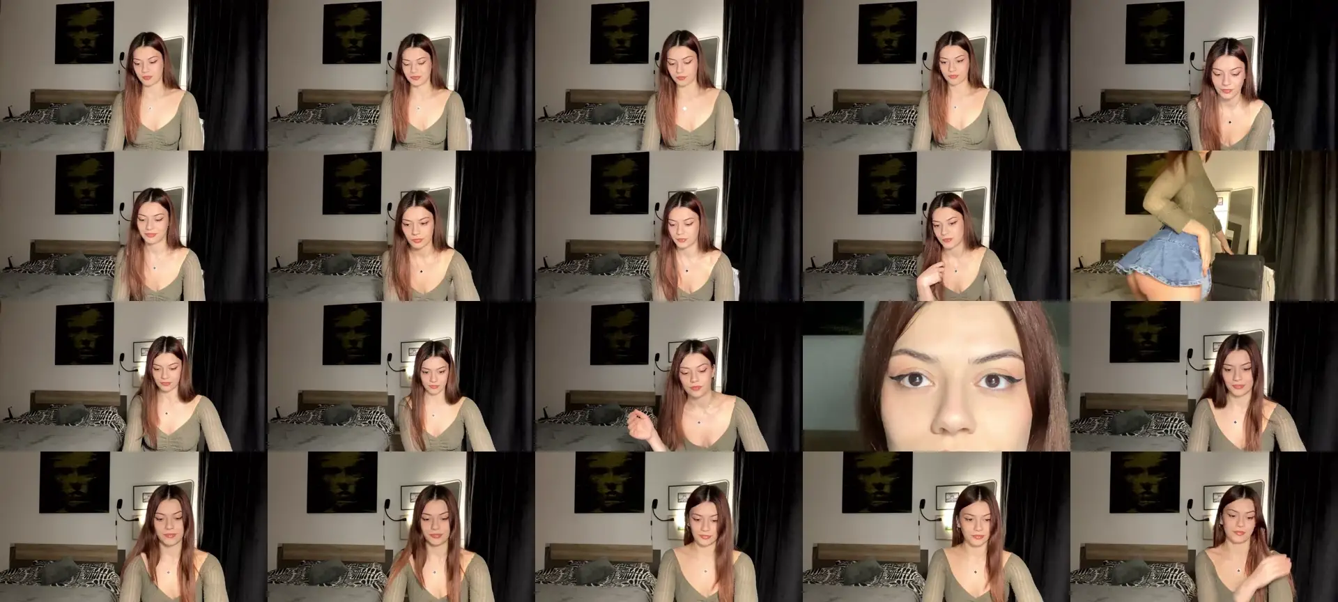 RiriBee photo contact sheet