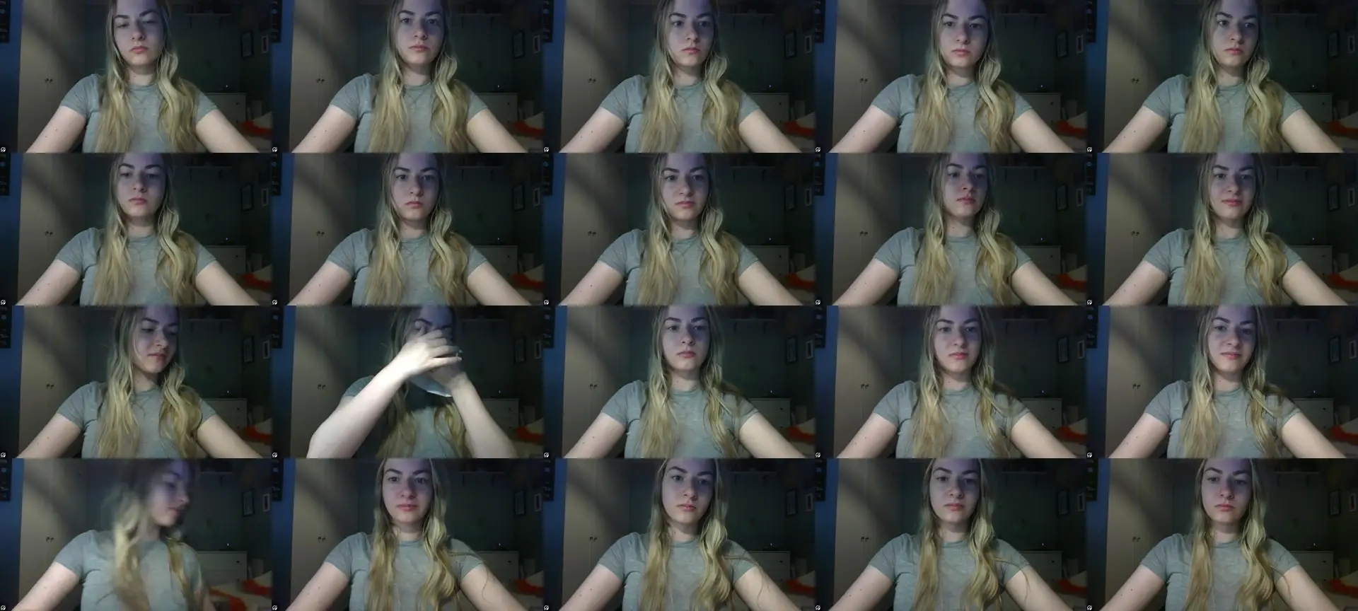 RosieNasty photo contact sheet