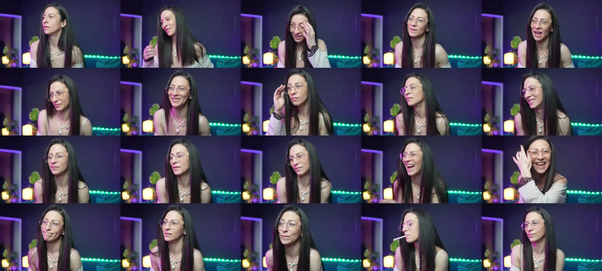 RubyRya photo contact sheet