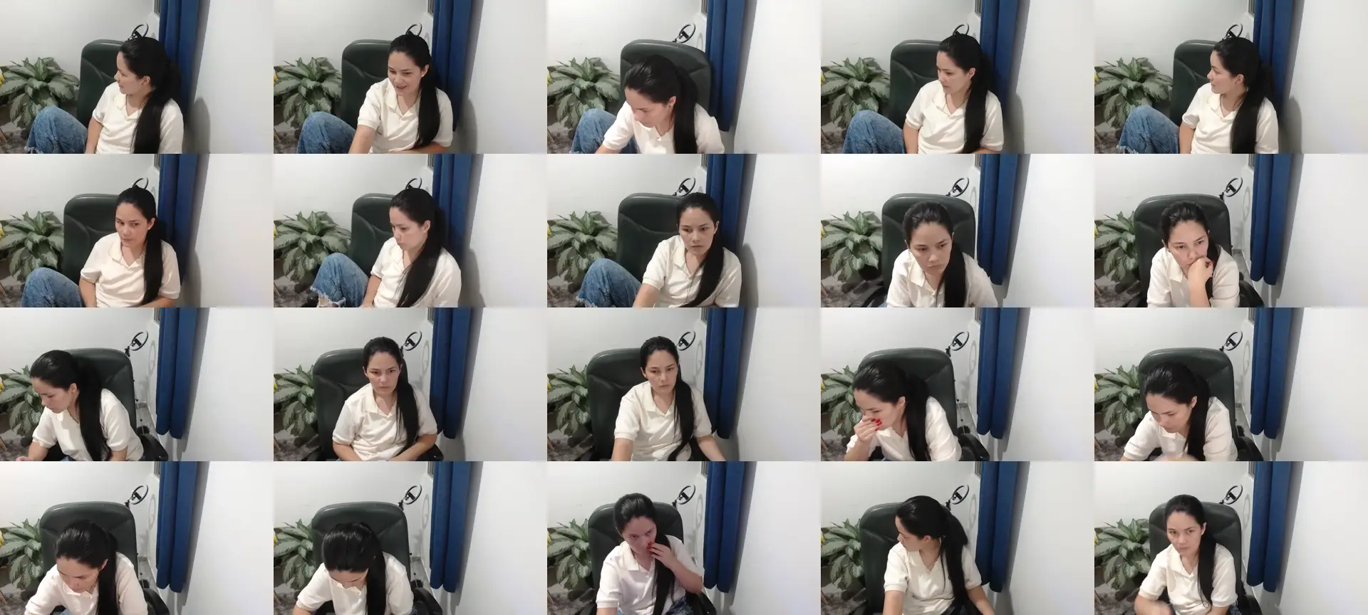 SakuraSweett photo contact sheet