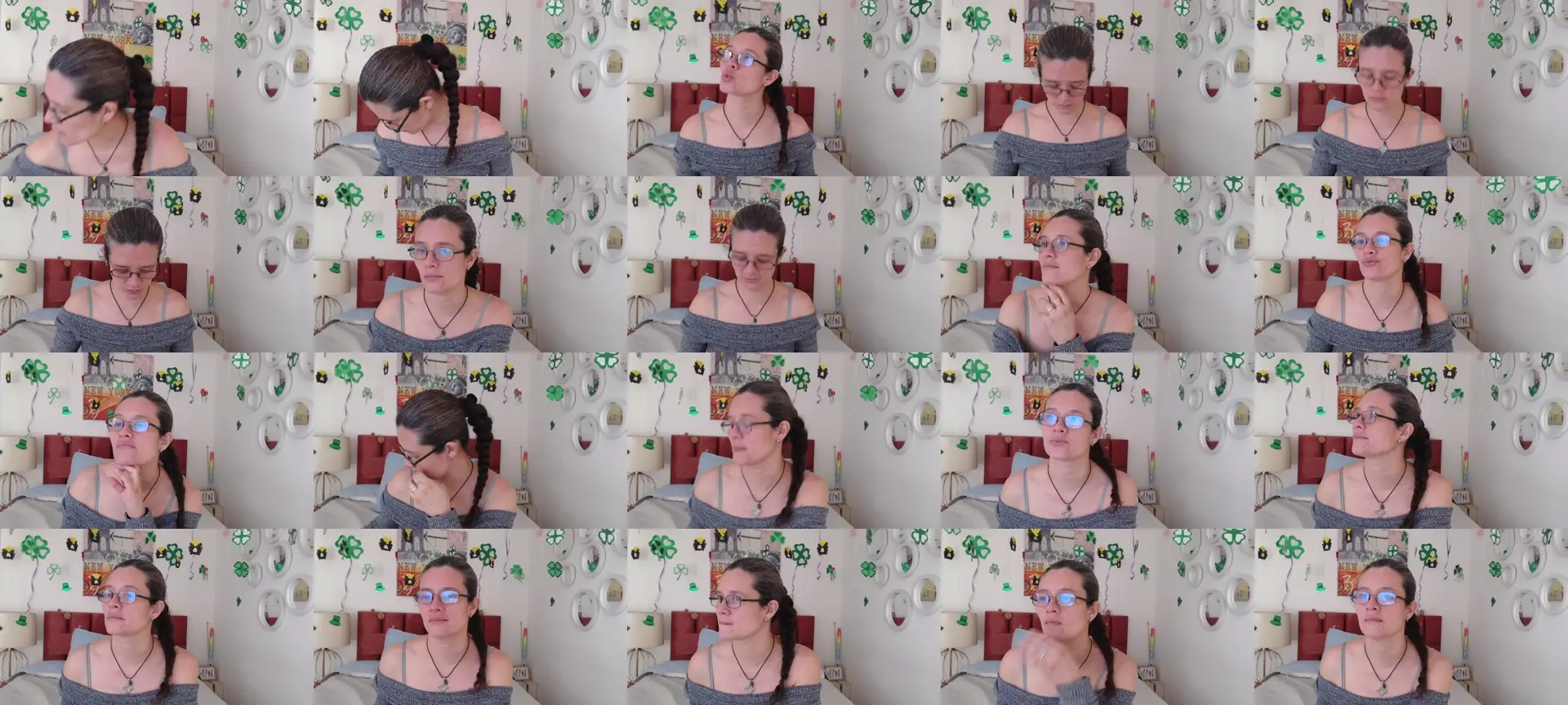 SereneClarks photo contact sheet