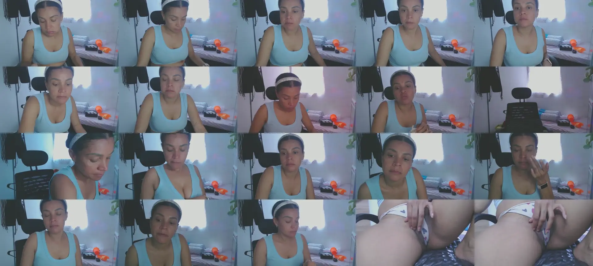 Shayna_cute photo contact sheet