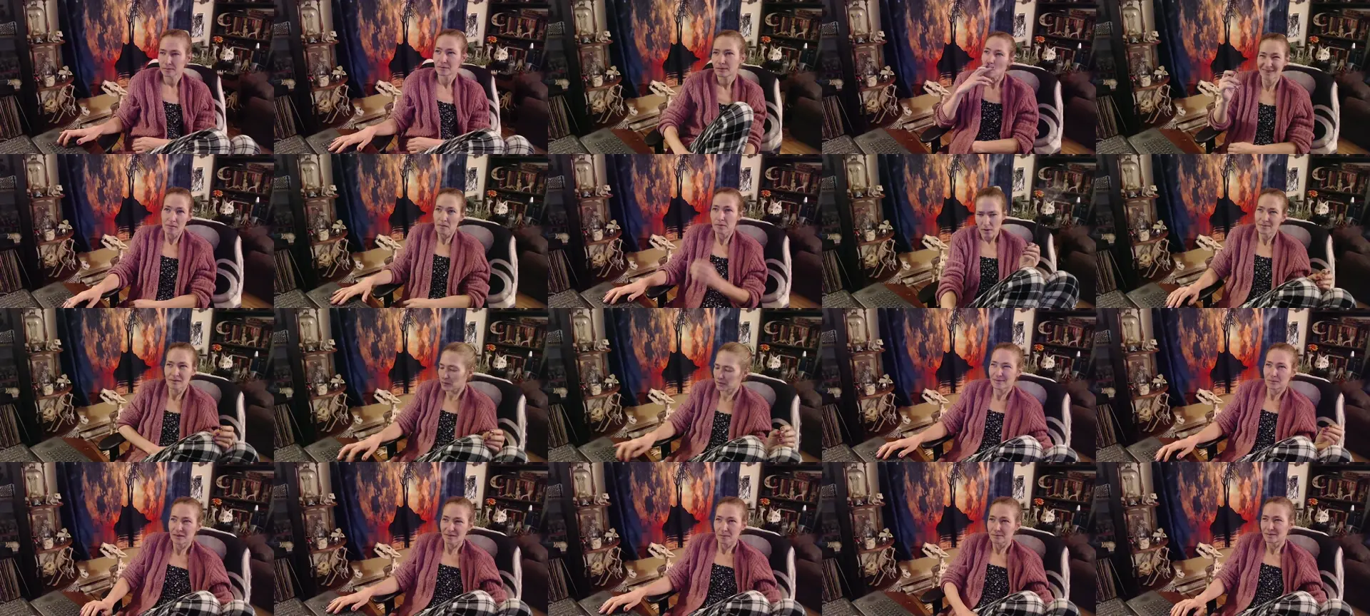 SinnamonKiss photo contact sheet