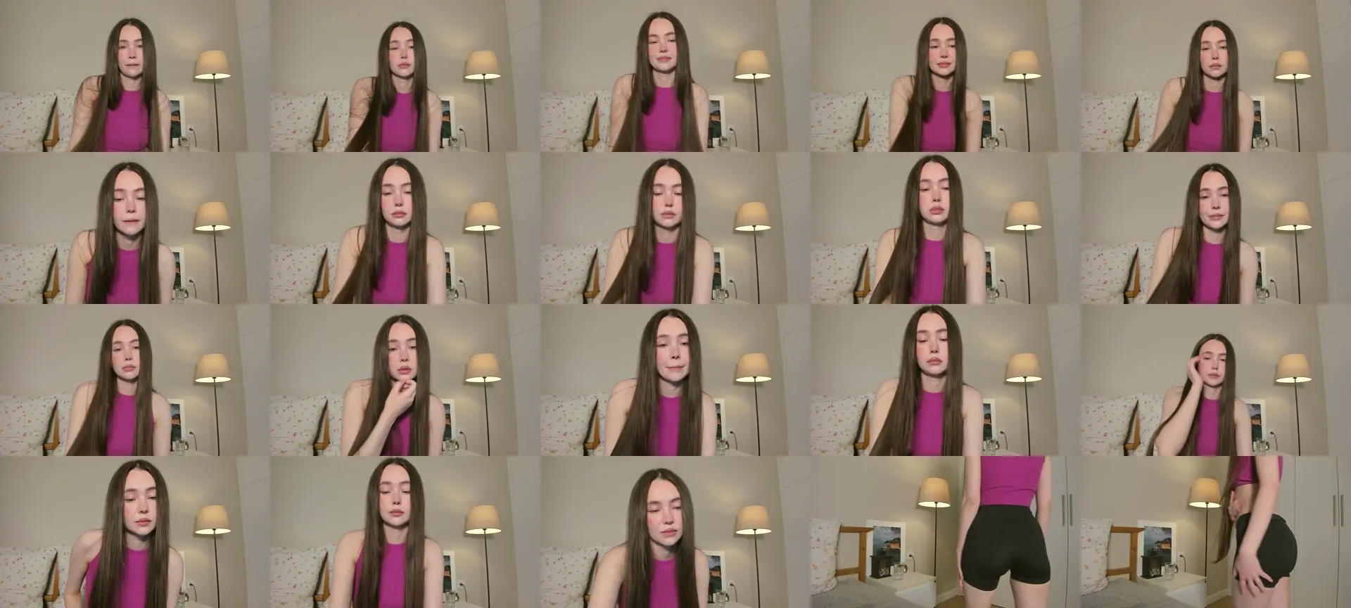 SofiaShy photo contact sheet