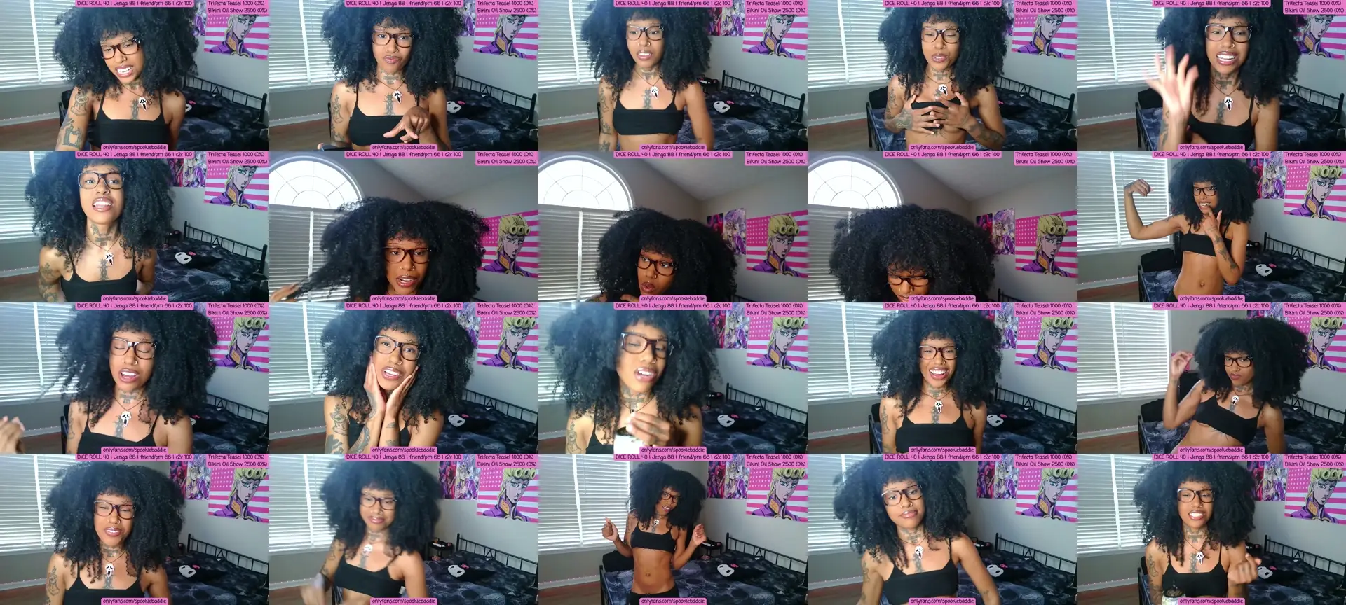 spookiebaddie photo contact sheet