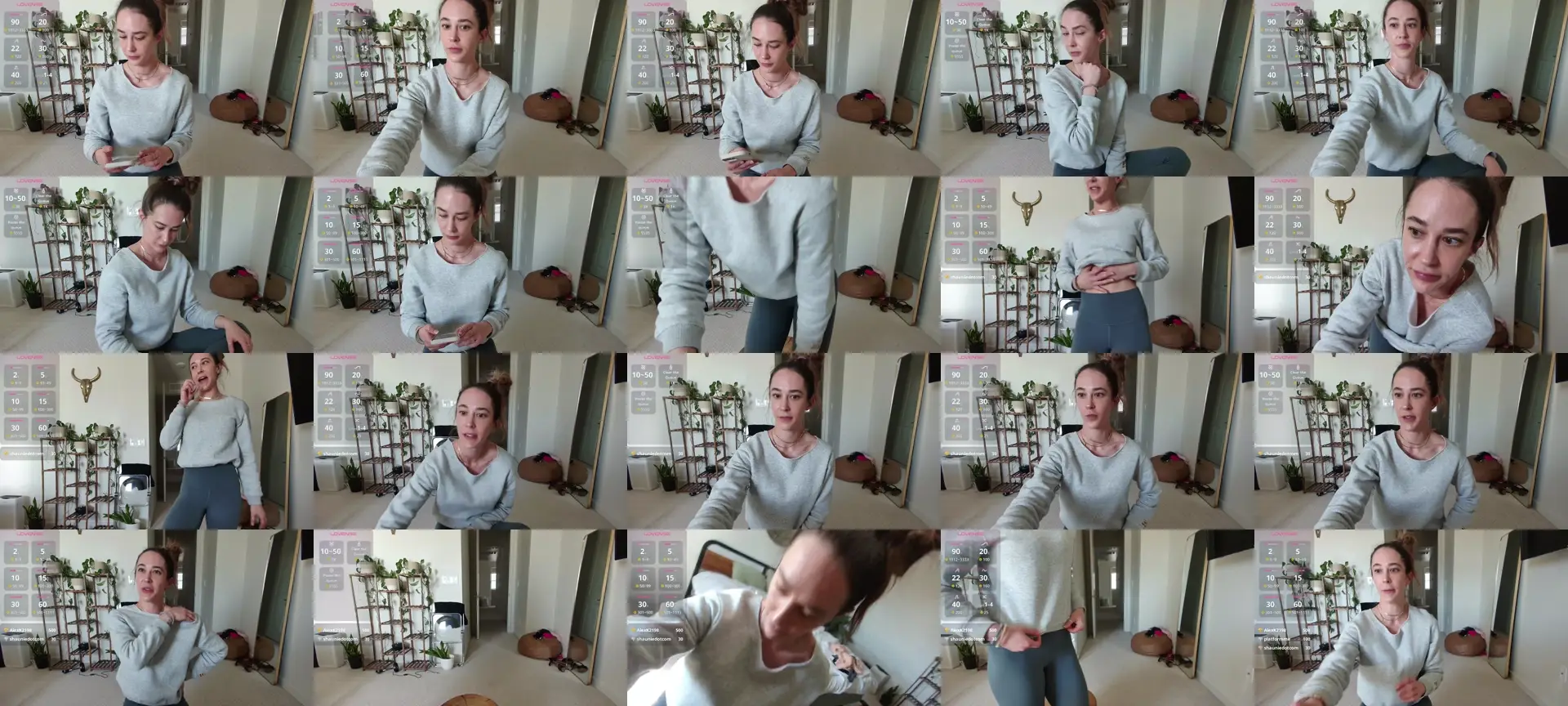 Tease4Lisa photo contact sheet