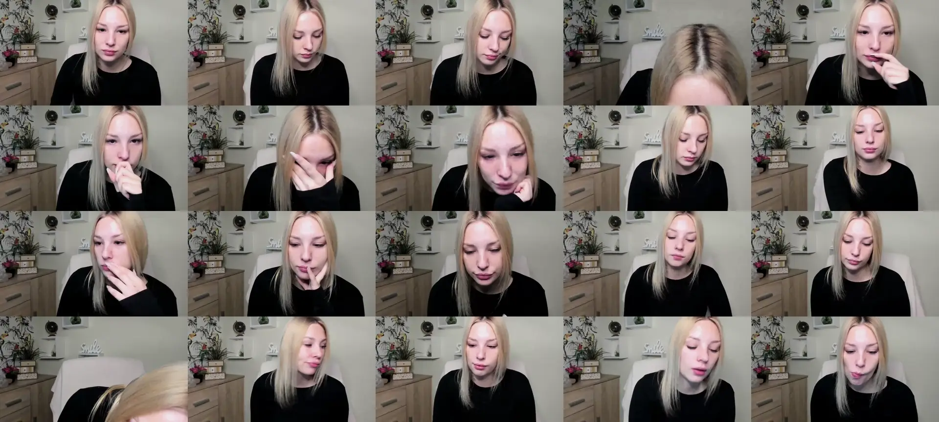 VelvetAngela photo contact sheet