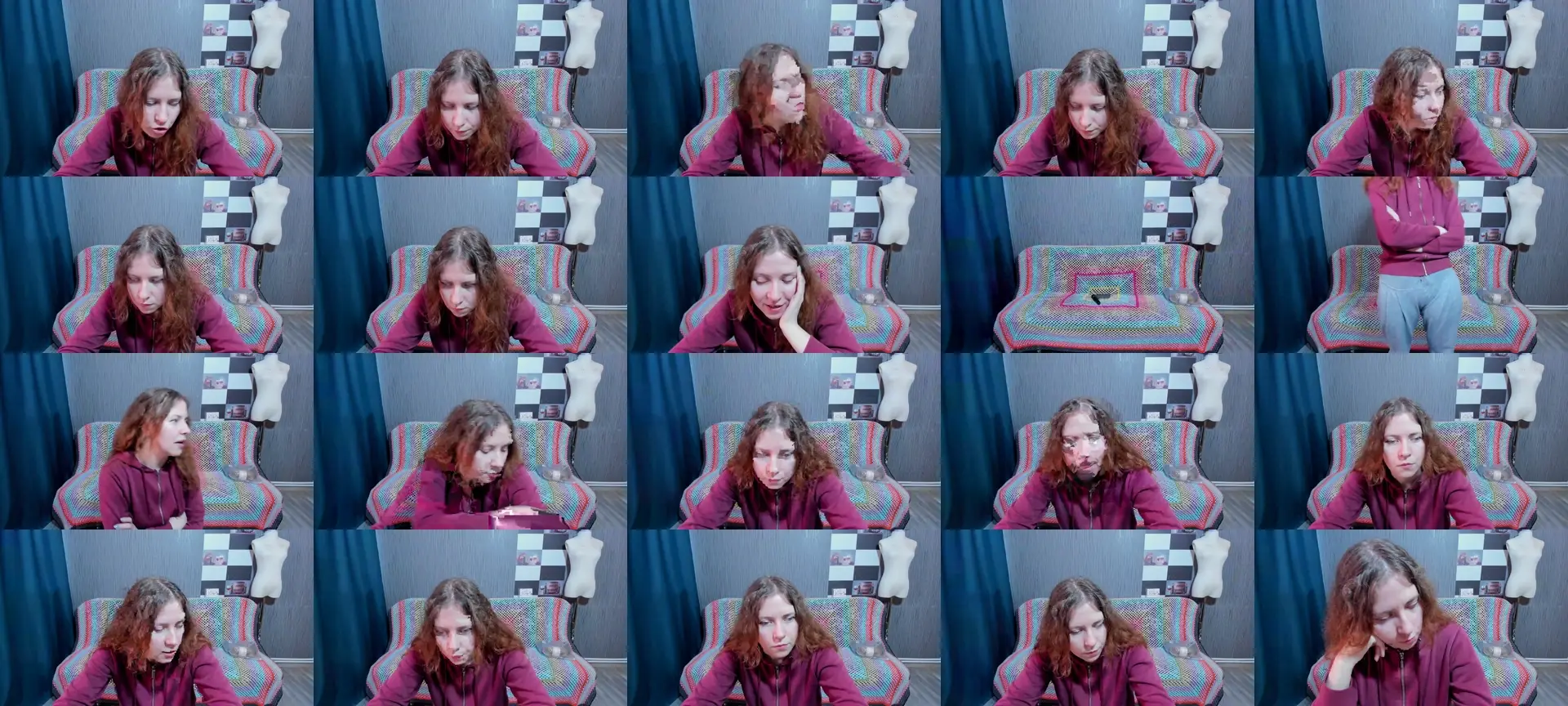 WinterGoddess photo contact sheet