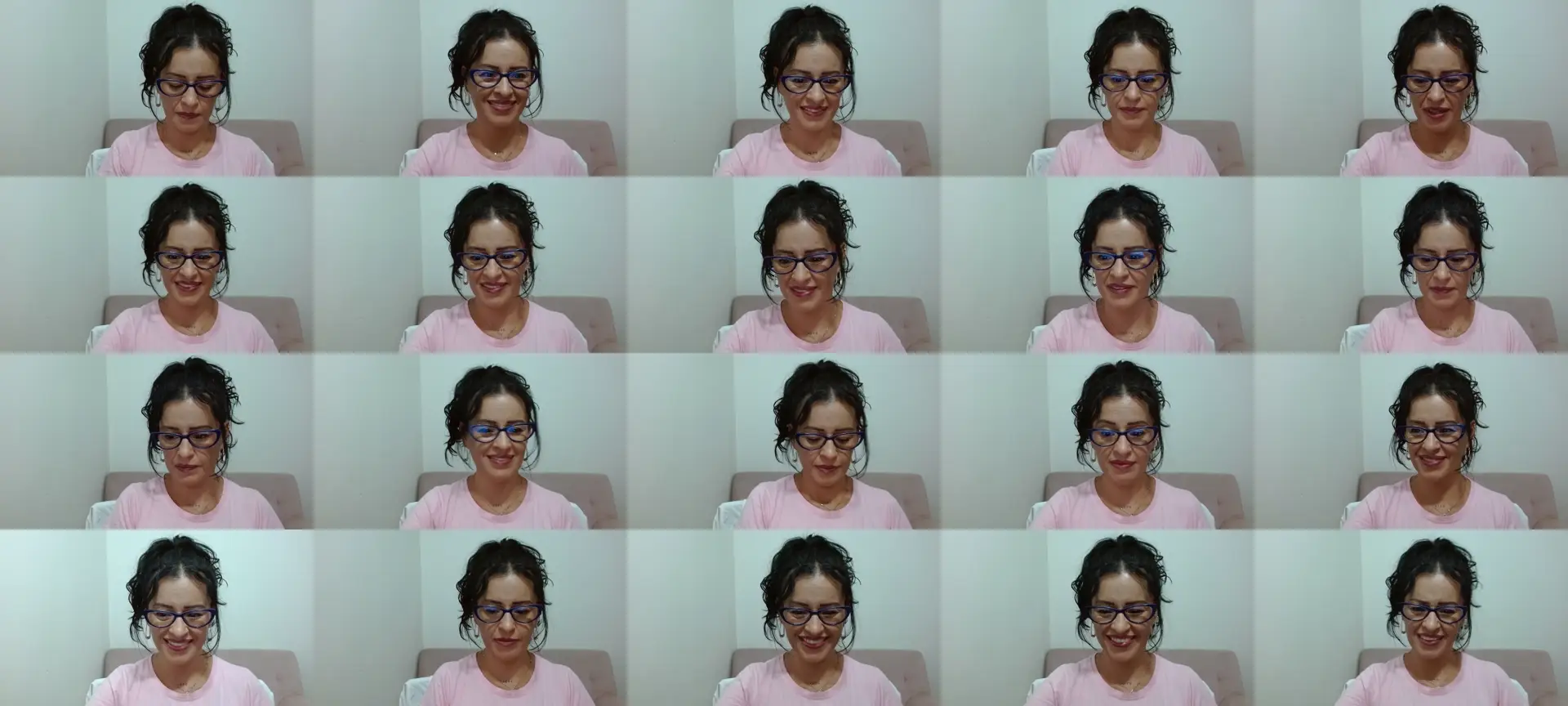 WomanLovely photo contact sheet