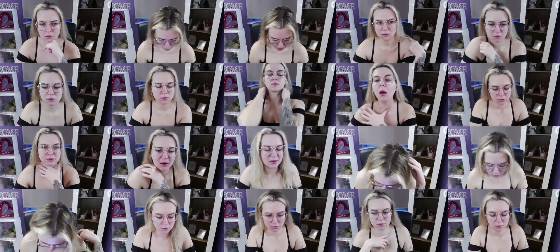 ZoeyDelight photo contact sheet