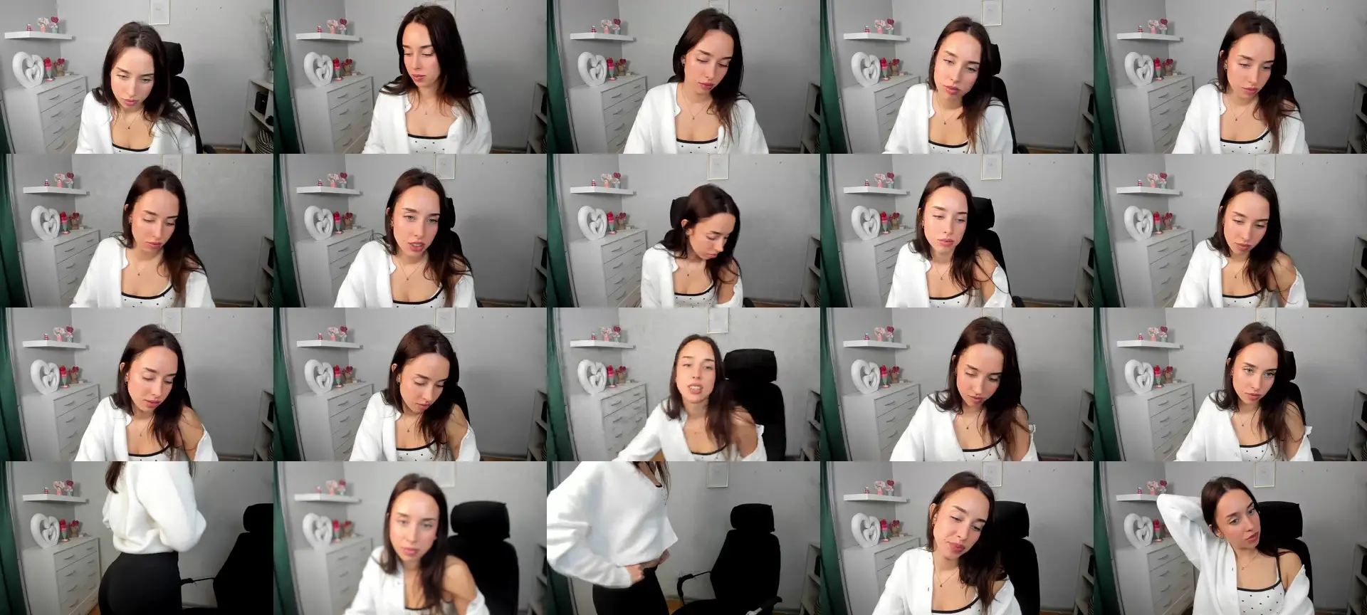 AdeleSolo photo contact sheet