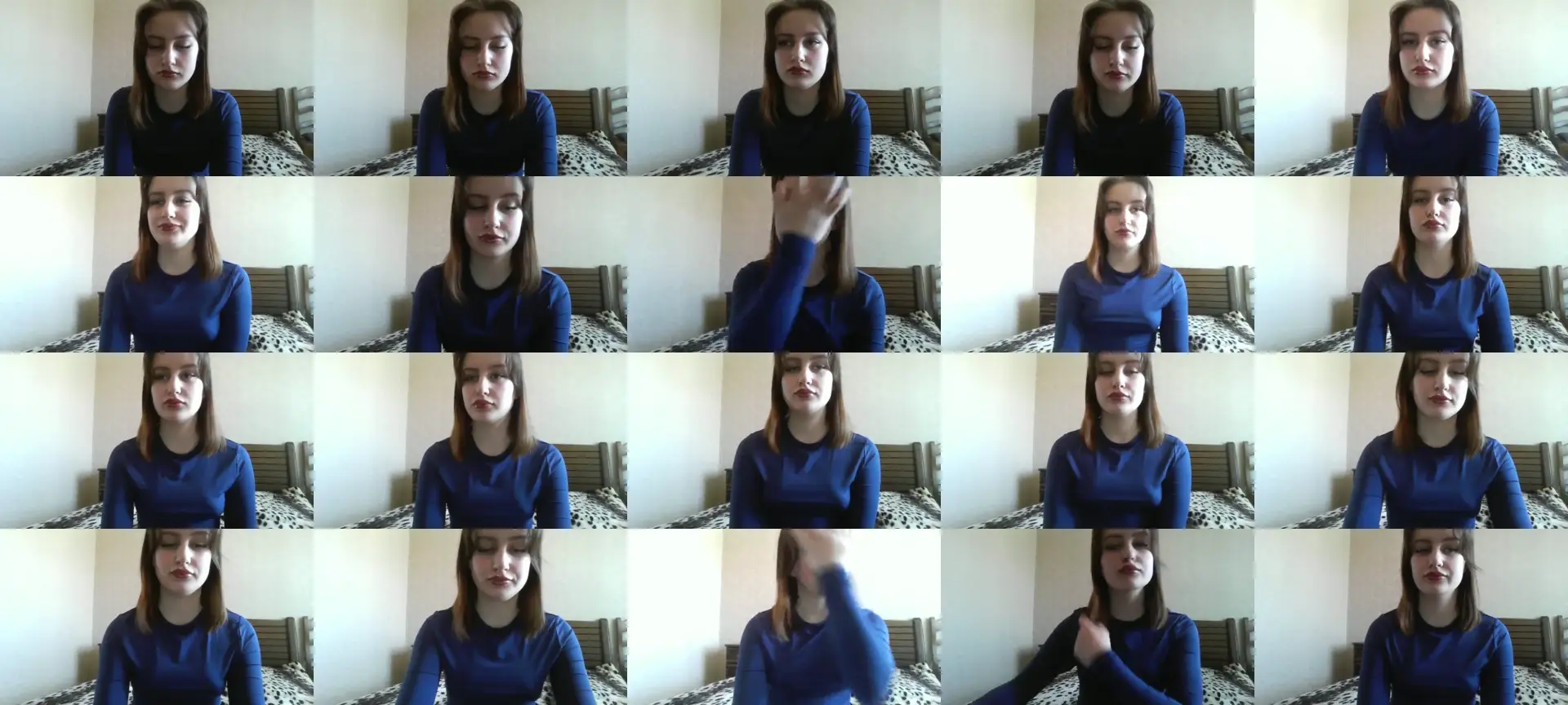 Alisha photo contact sheet