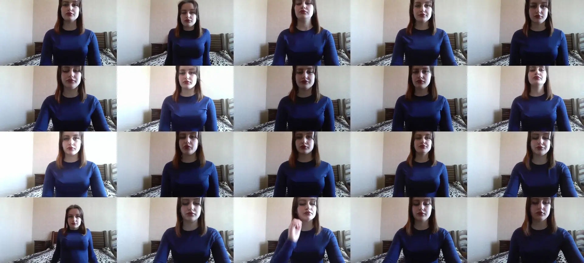 Alisha photo contact sheet