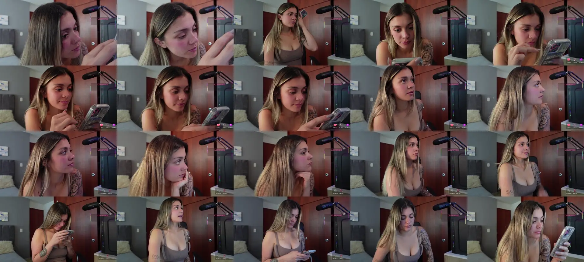 Annadiaz photo contact sheet