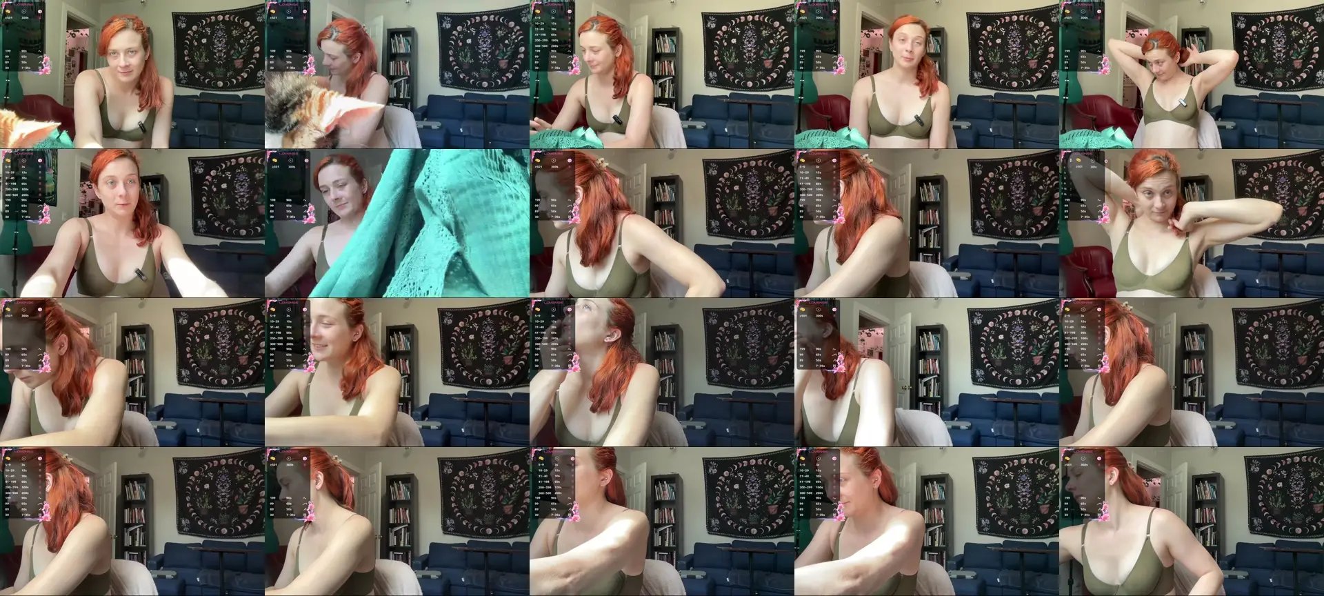 AriaFields photo contact sheet