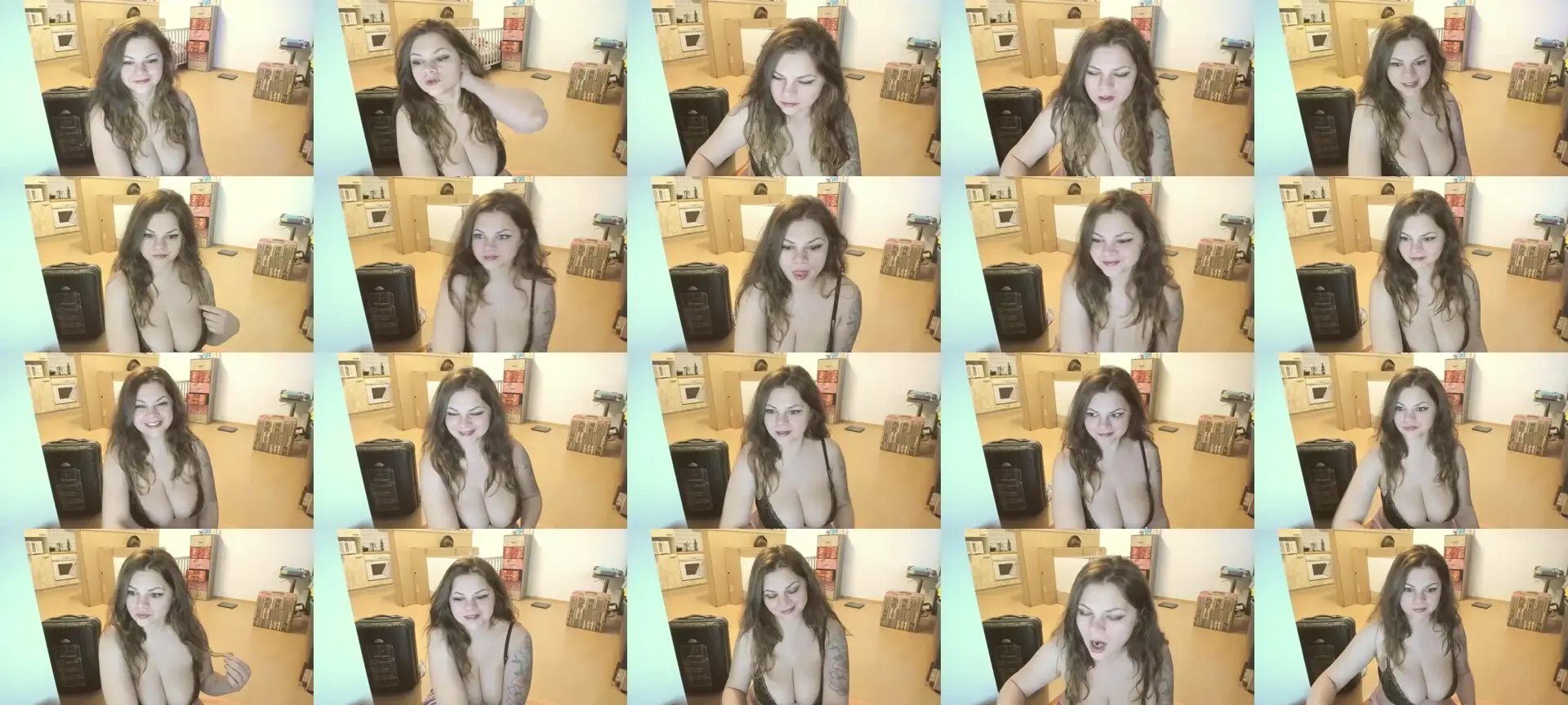 Aymee photo contact sheet