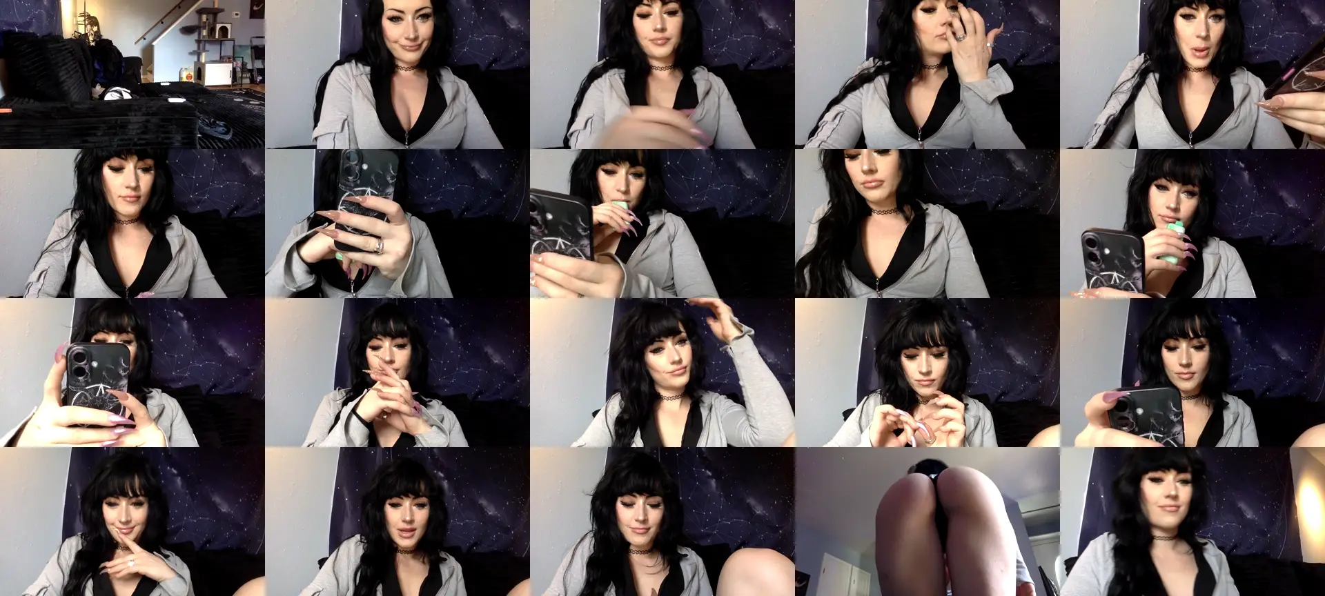 BadBarbie93 photo contact sheet