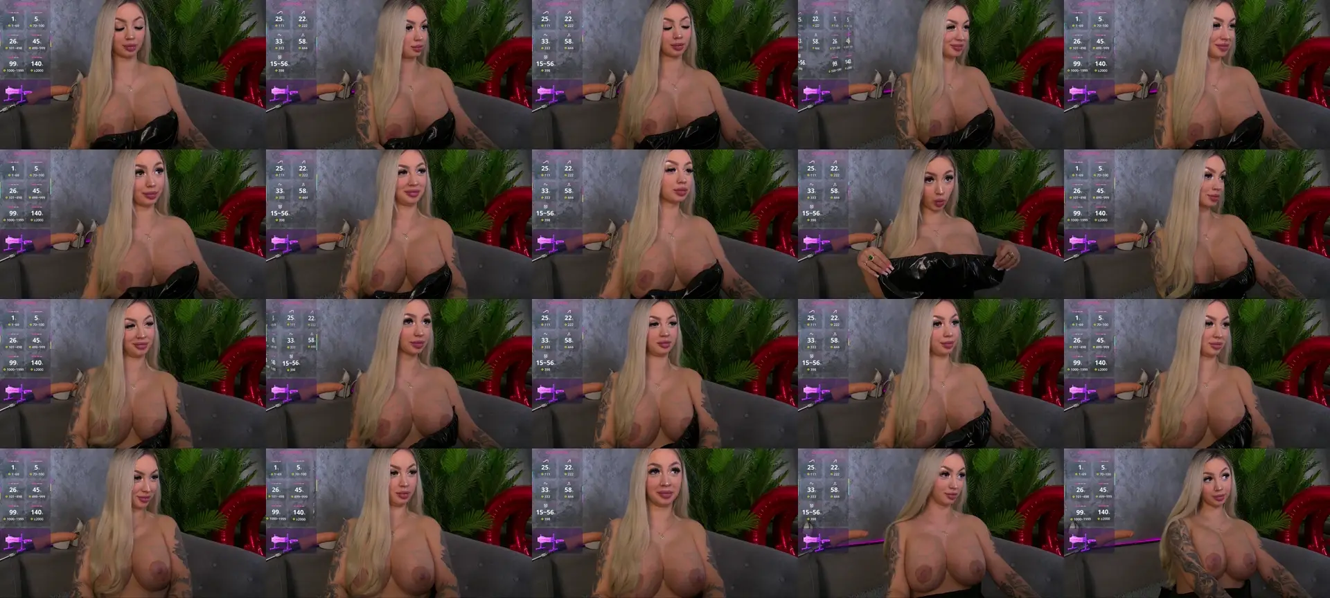 BambiKay photo contact sheet