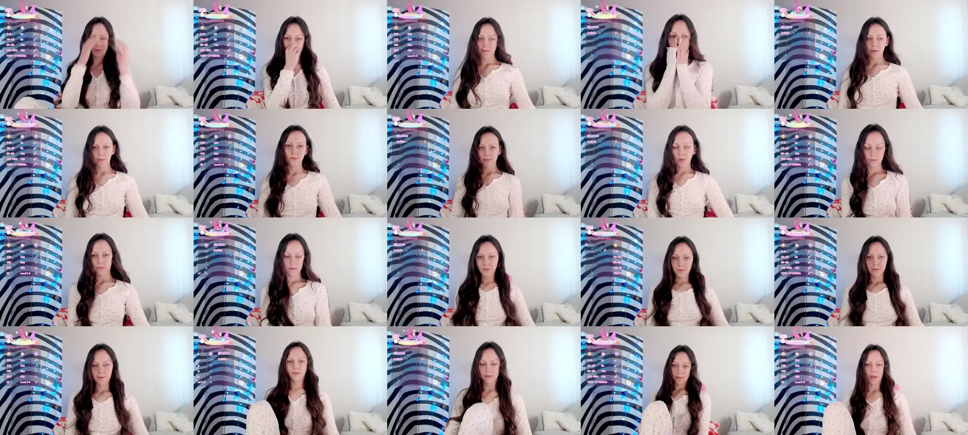 BareflySi photo contact sheet