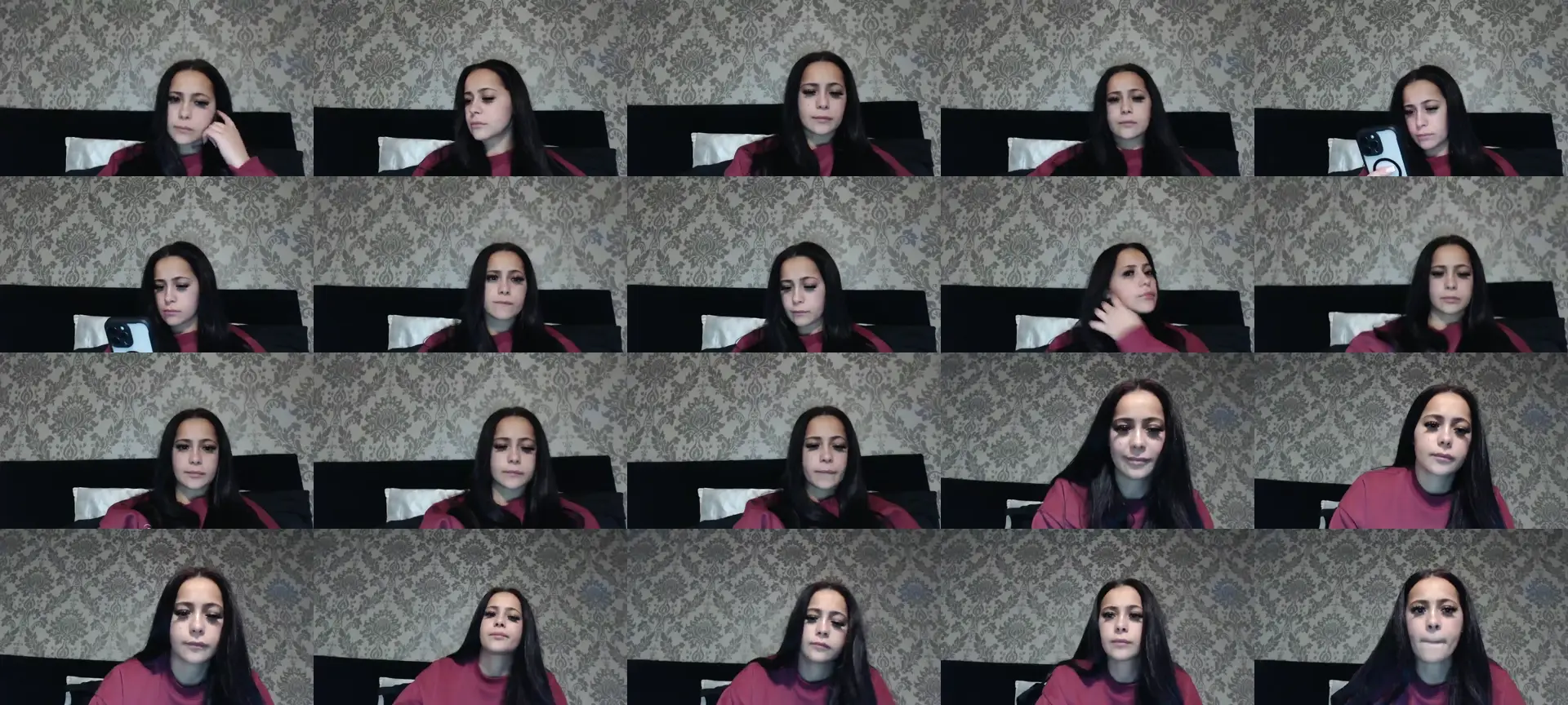 Carameltwirlx photo contact sheet