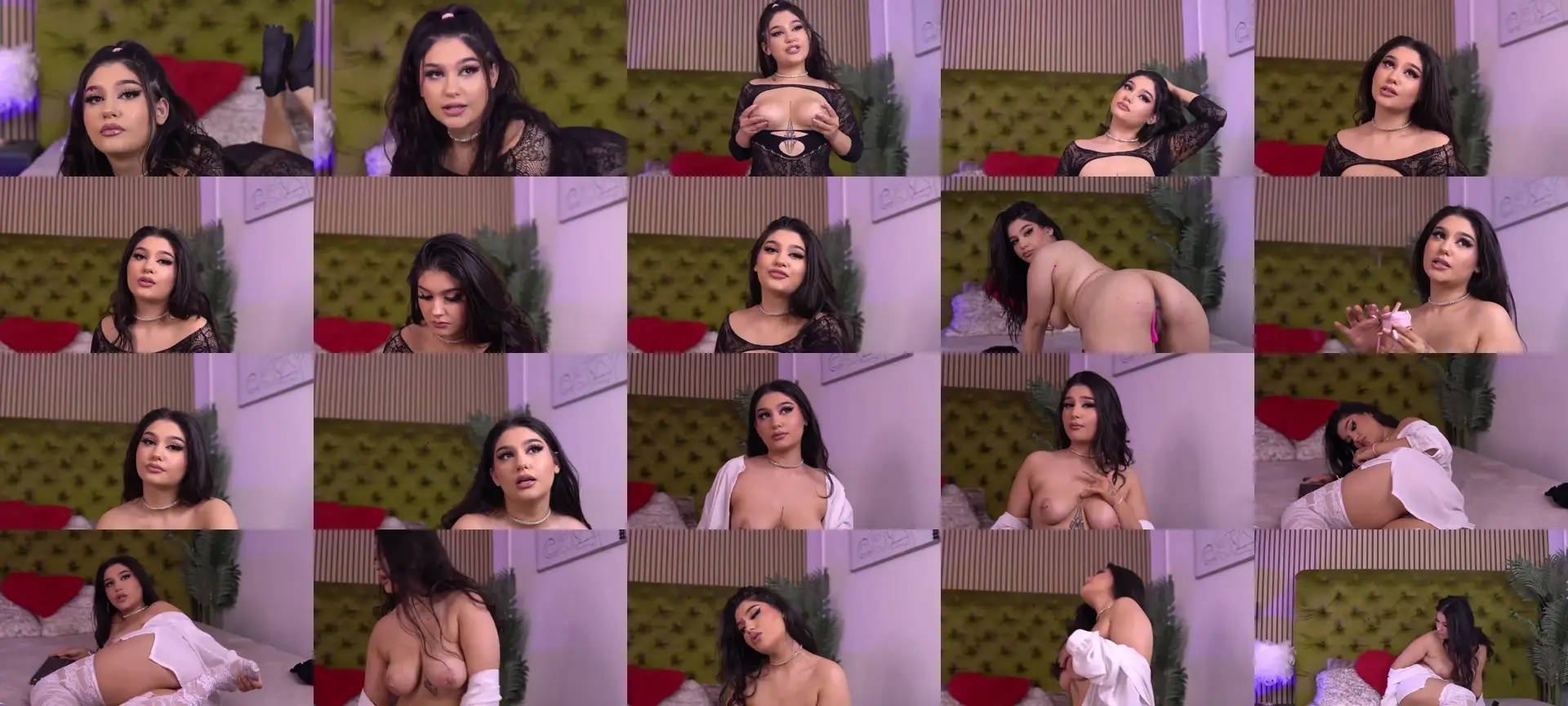 CleoCharm photo contact sheet