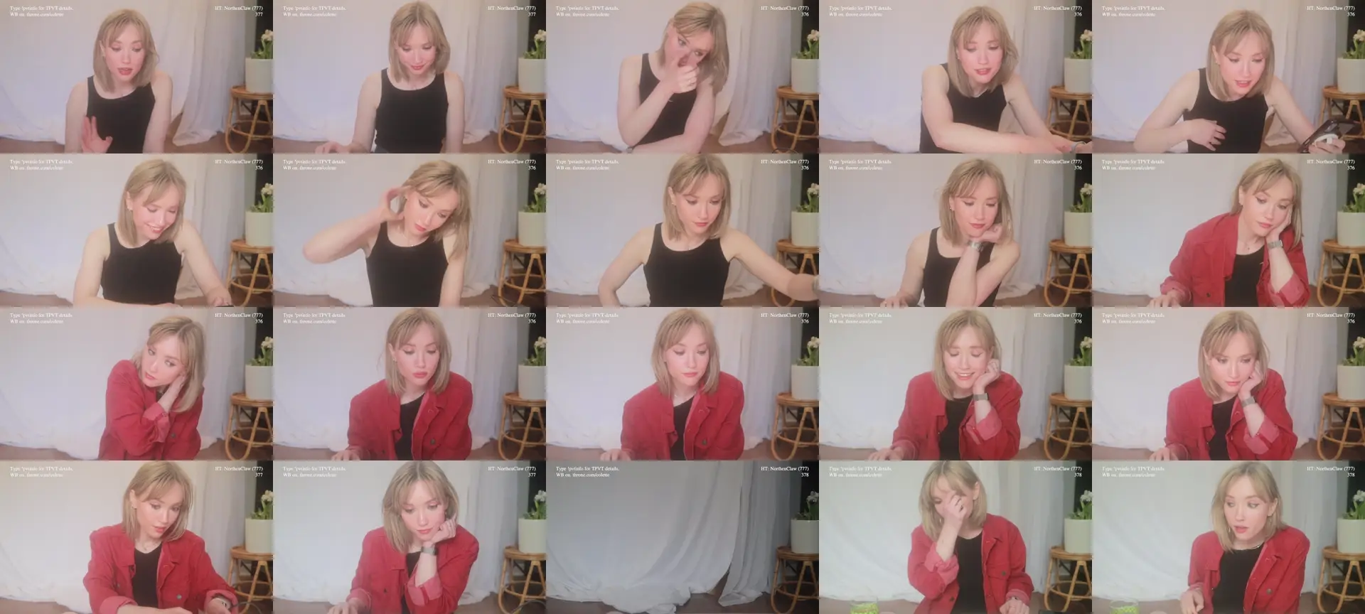 colette photo contact sheet