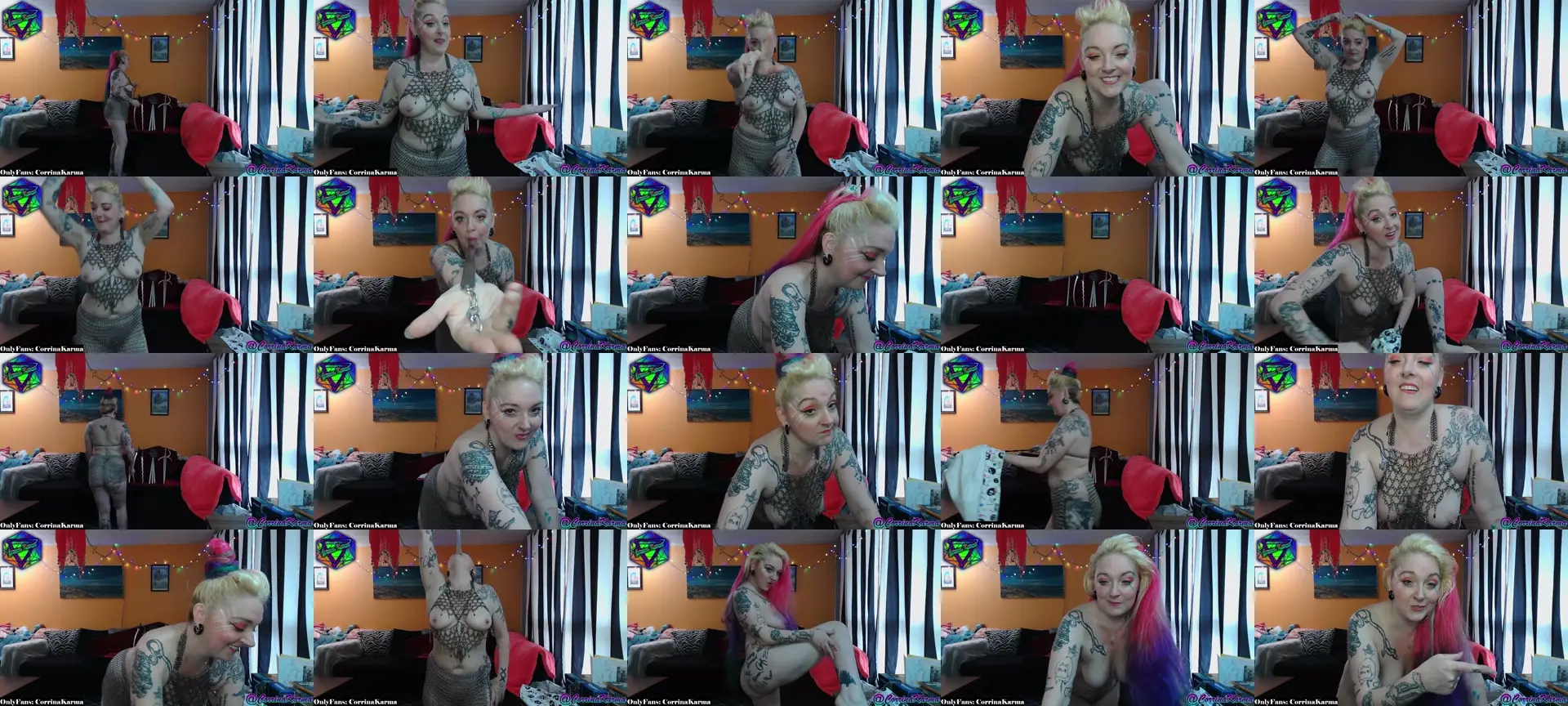 CorrinaKarma photo contact sheet