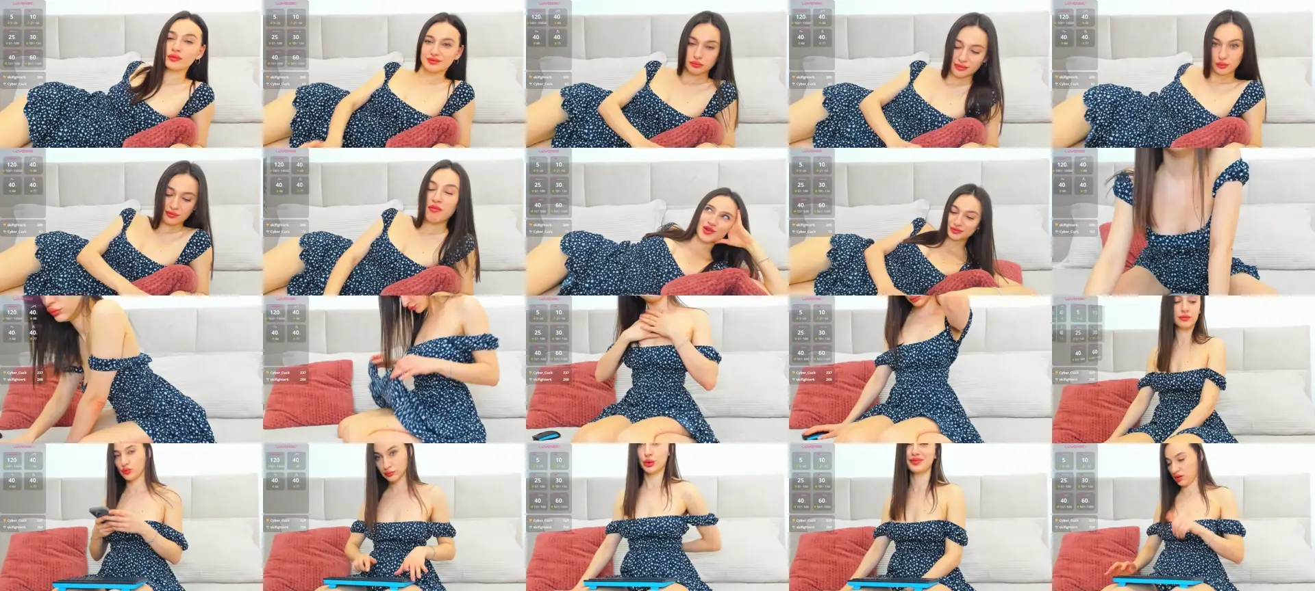 Cyber_Geisha photo contact sheet