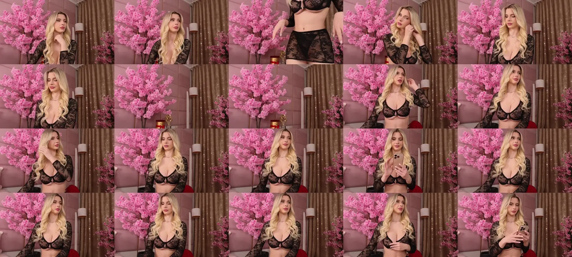 ElaBlue photo contact sheet