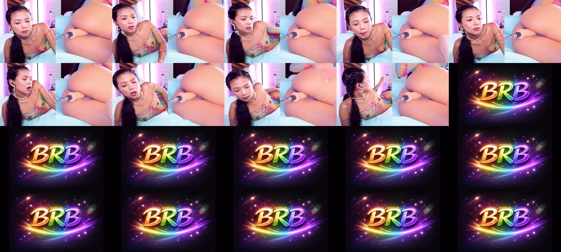 EllieBlush photo contact sheet