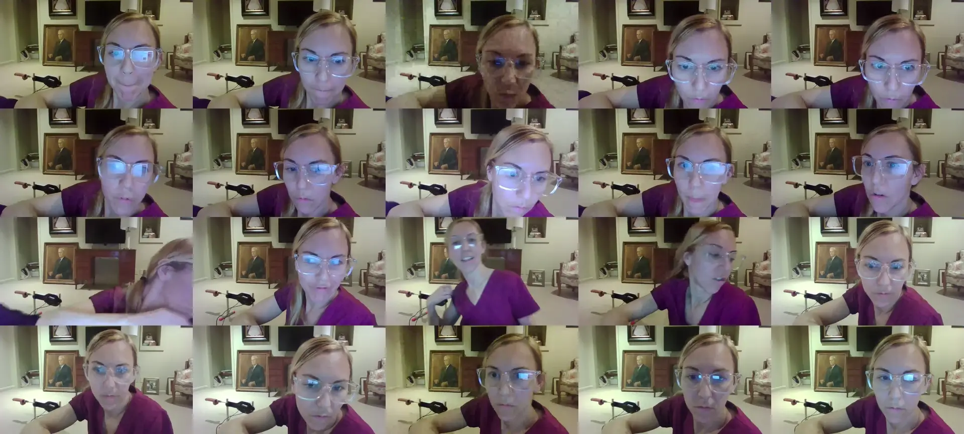 FadedJade photo contact sheet