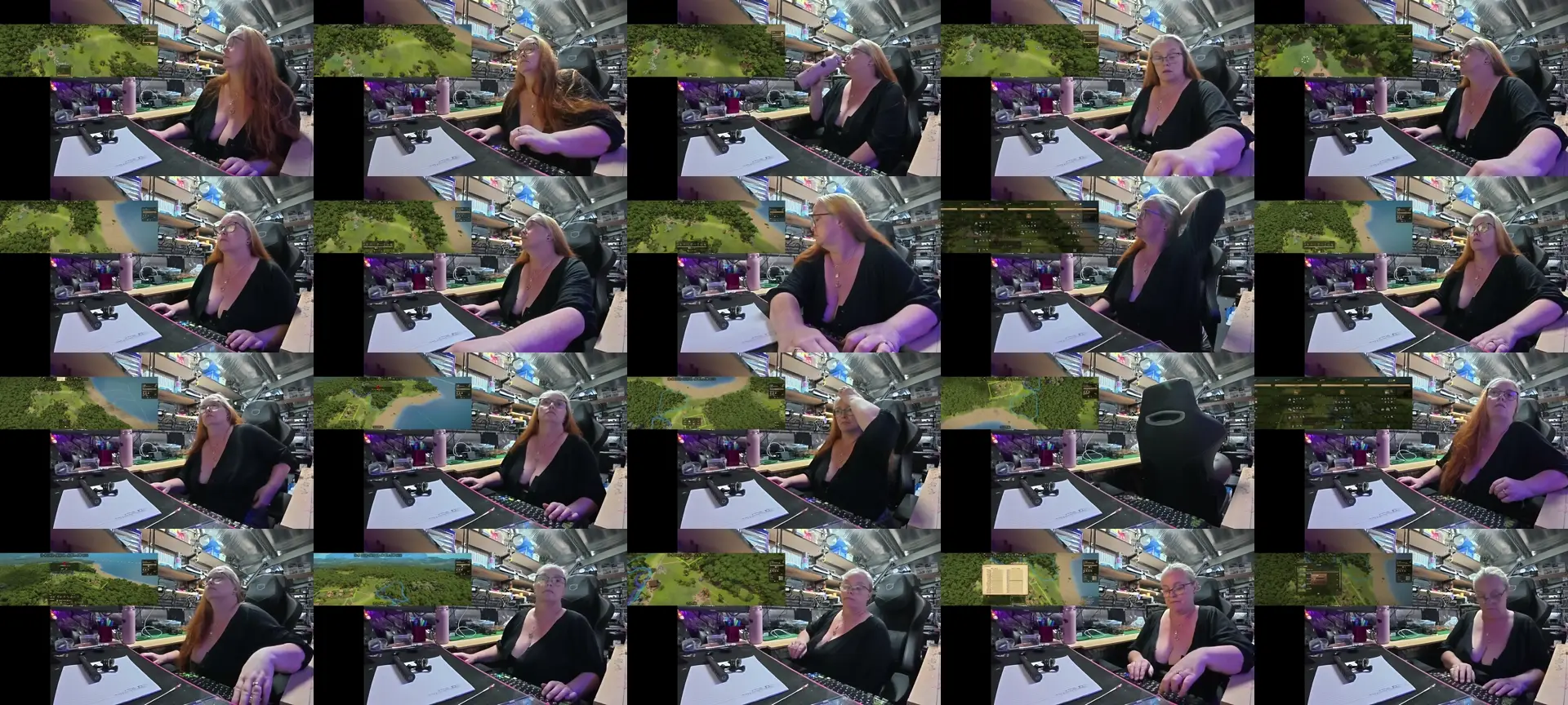 Harriett55 photo contact sheet