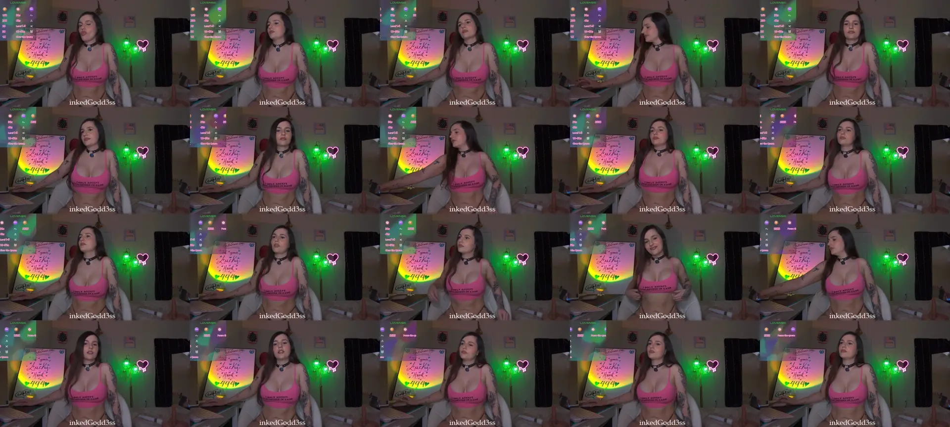 InkedGodd3ss photo contact sheet