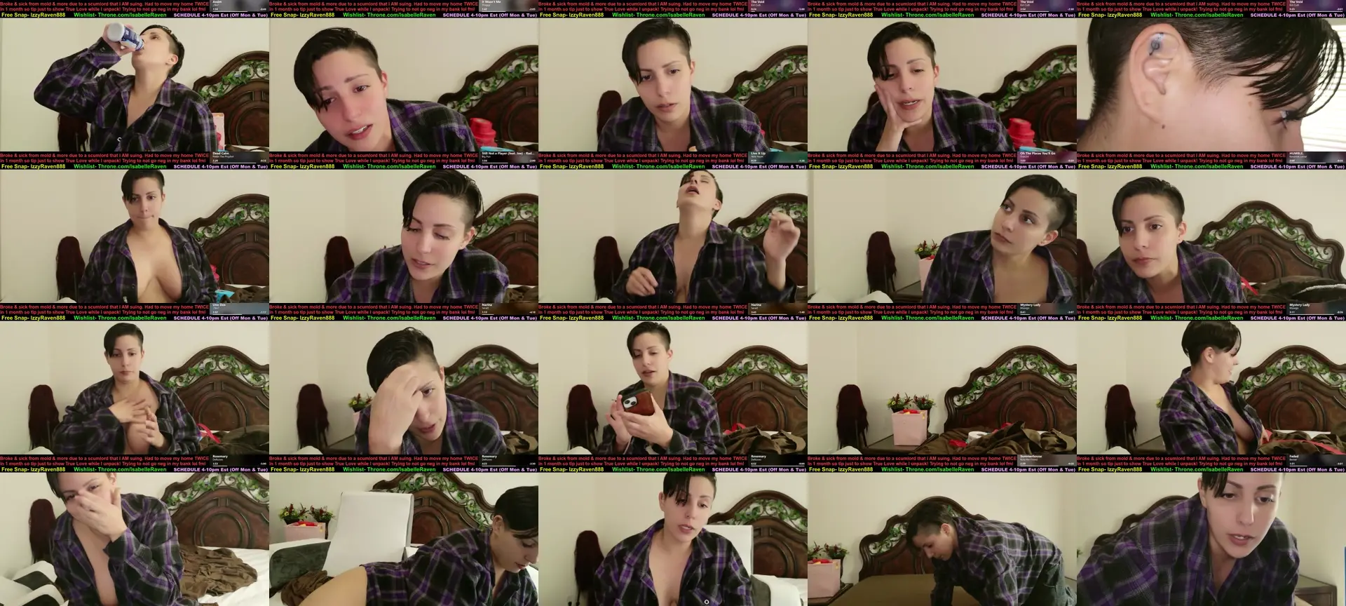 IsabelleRaven photo contact sheet