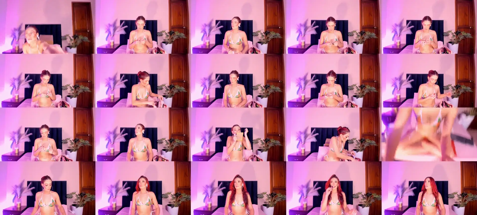 JupiterFoxx photo contact sheet