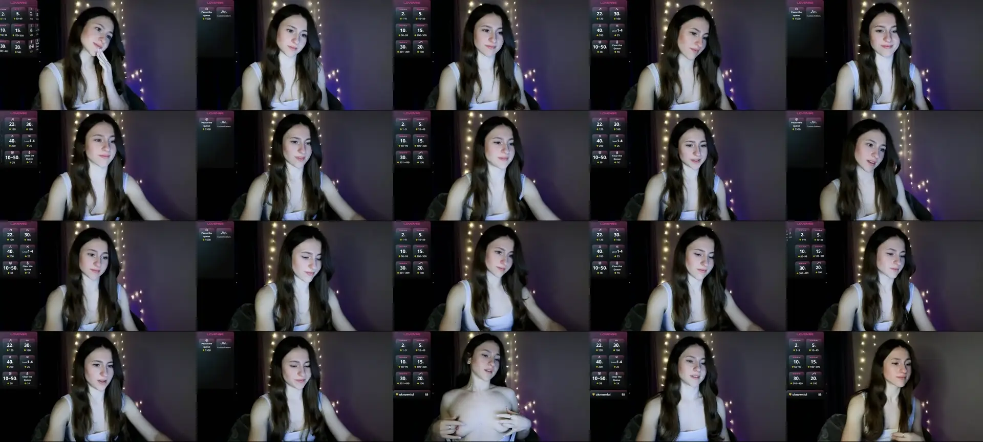 LadyLailaa photo contact sheet