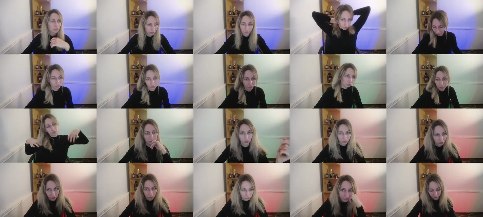 LanaKiss photo contact sheet