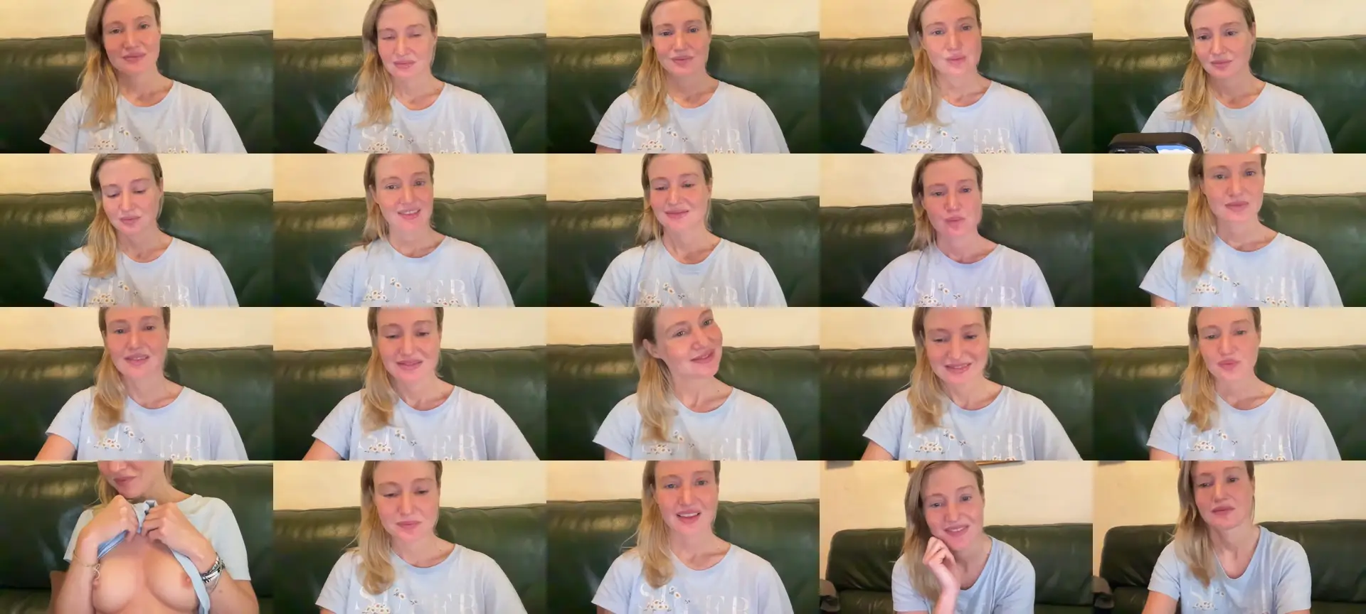 Lili_blue1 photo contact sheet