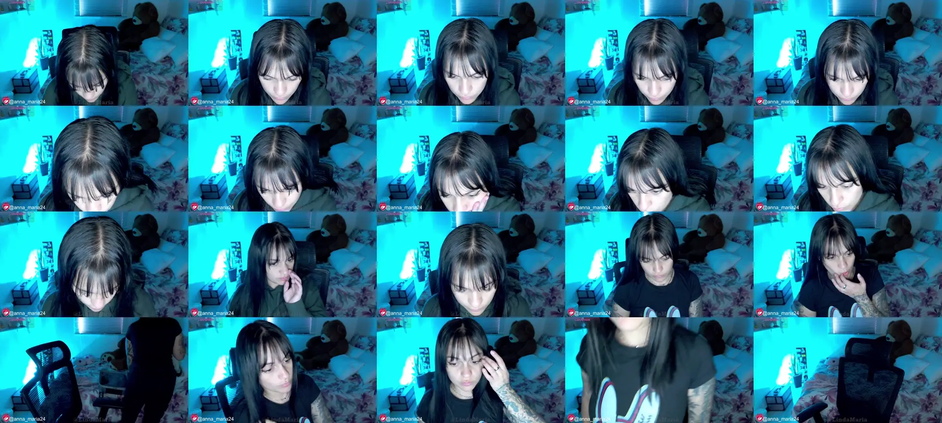 LindaMaria photo contact sheet