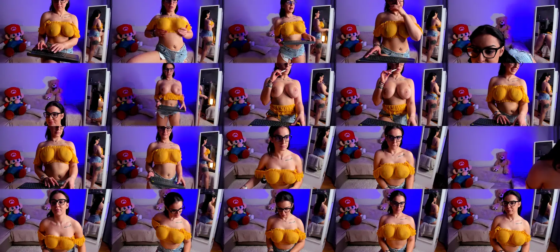 LindsayDee photo contact sheet