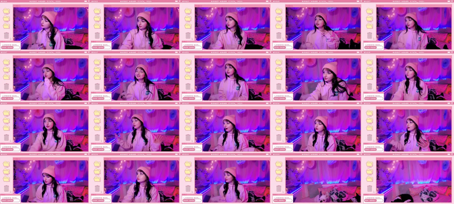 LunaLore photo contact sheet